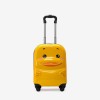 Troler copii Duck  44 cm ABS cu policarbonat, galben