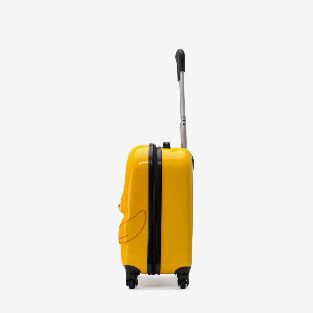 Troler copii Duck  44 cm ABS cu policarbonat, galben