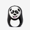 Ghiozdan copii Panda, ABS cu policarbonat și material textil, negru,alb