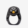 Ghiozdan copii Penguin, ABS cu policarbonat și material textil, negru