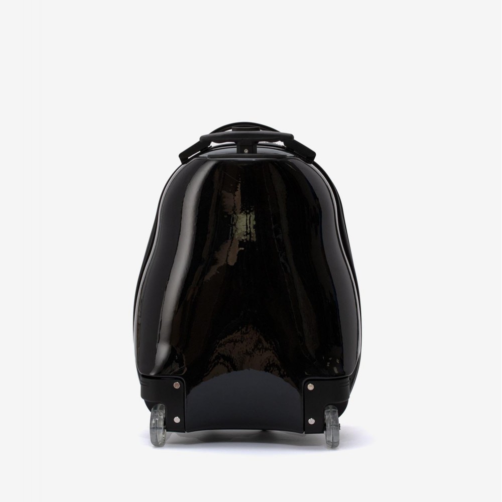 Troler copii Penguin 44 cm ABS cu policarbonat, negru