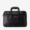 Geanta business ЕNZO NORI model SALAS din piele naturala negru - Imagine 1