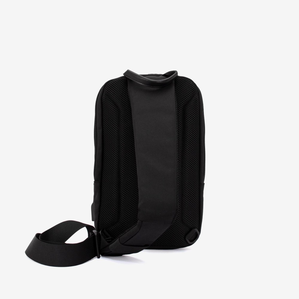 Borseta barbati ENZO NORI VAL textil negru