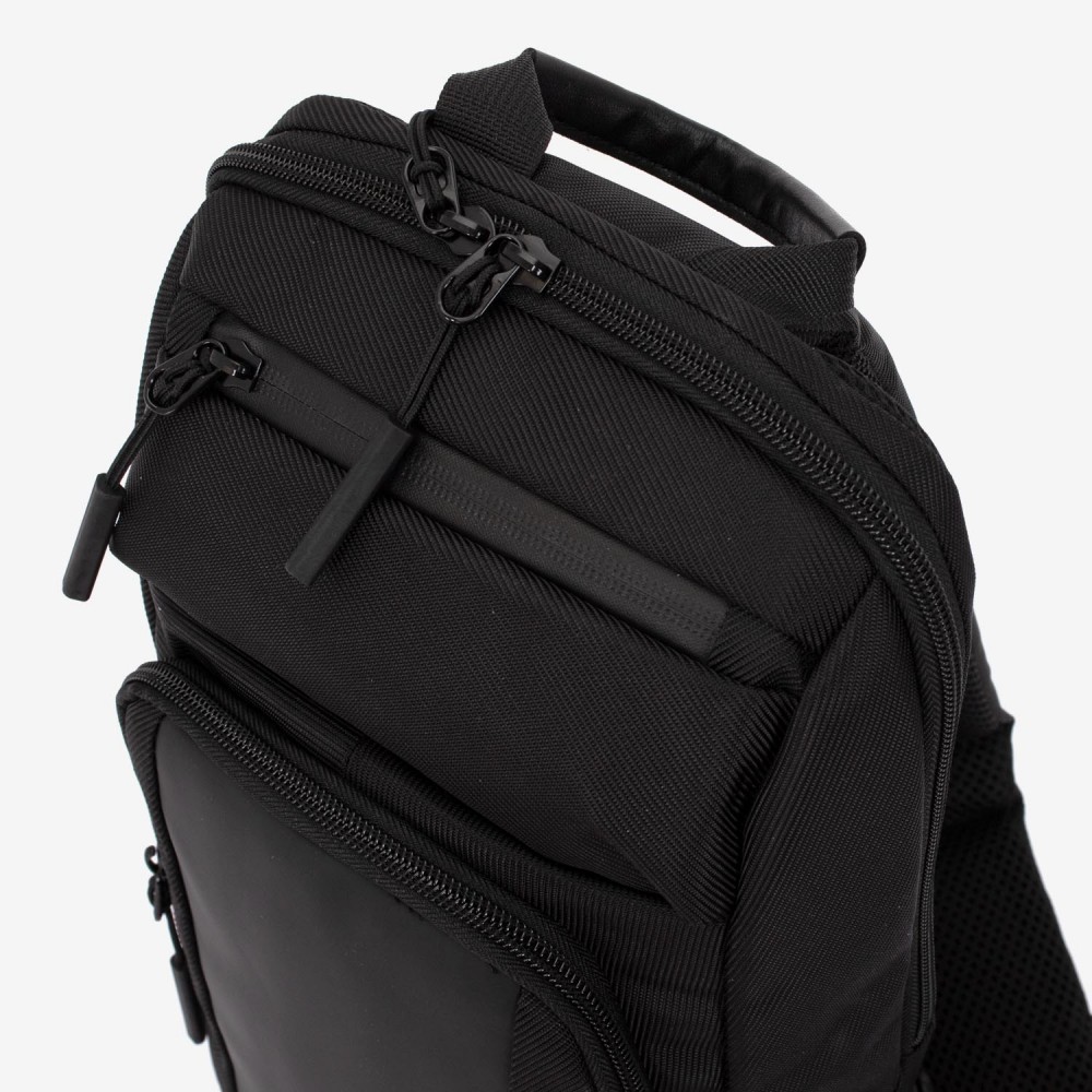 Borseta barbati ENZO NORI VAL textil negru