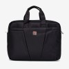 Geanta laptop ENZO NORI model BEEN textil negru - Imagine 1