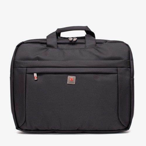 Geanta laptop ENZO NORI model ELVISE textil negru