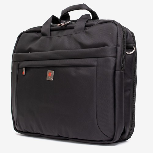 Geanta laptop ENZO NORI model ELVISE textil negru