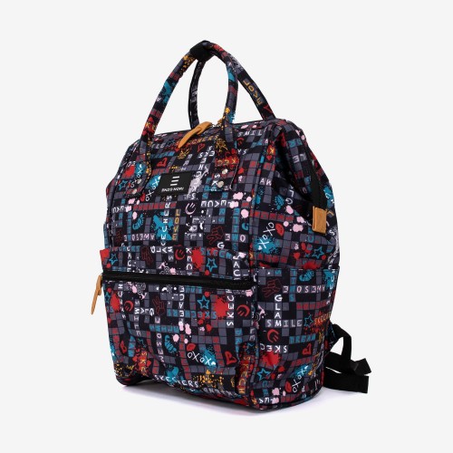 Rucsac ENZO NORI model ADVENTURE-L multicolor cu text