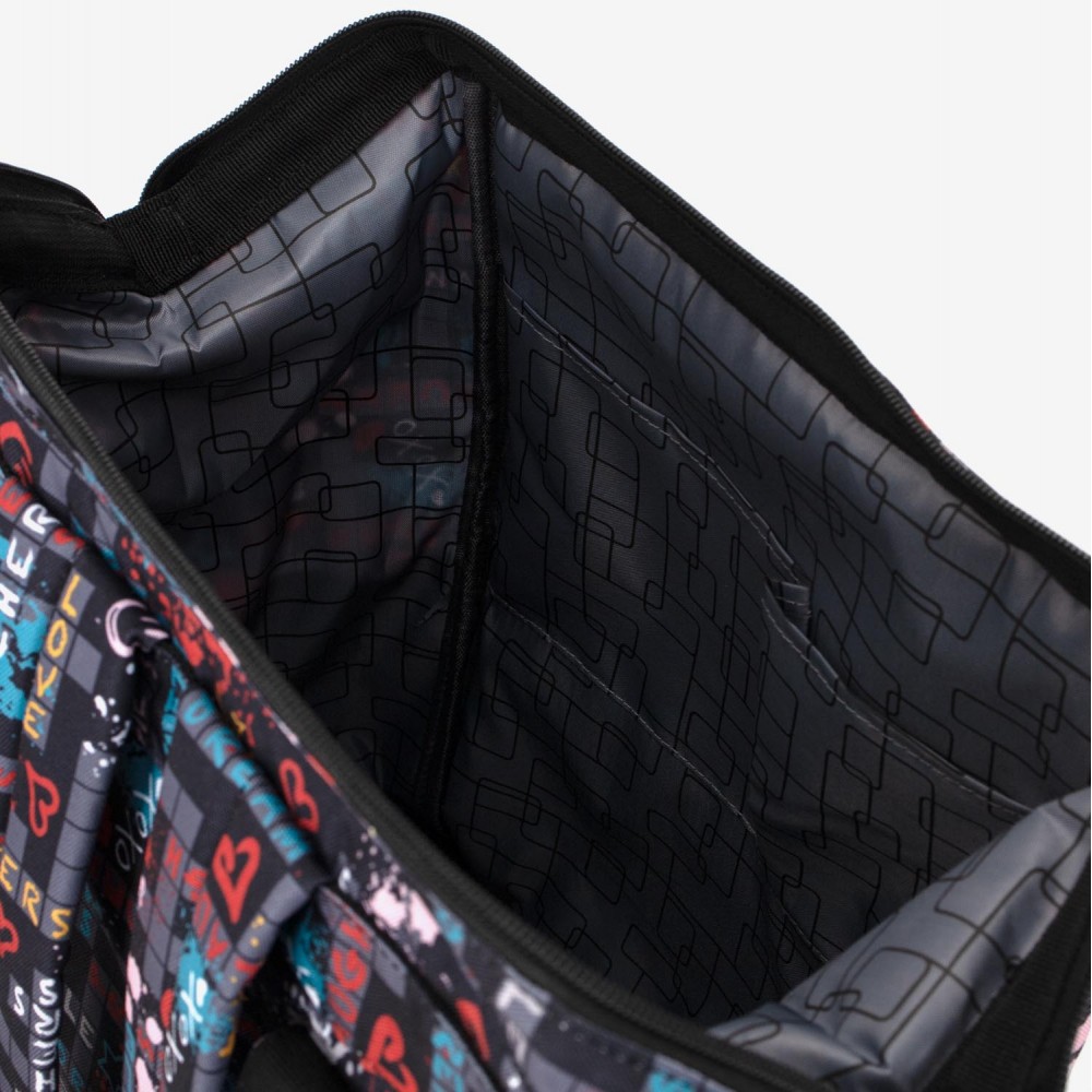 Rucsac ENZO NORI model ADVENTURE-L multicolor cu text