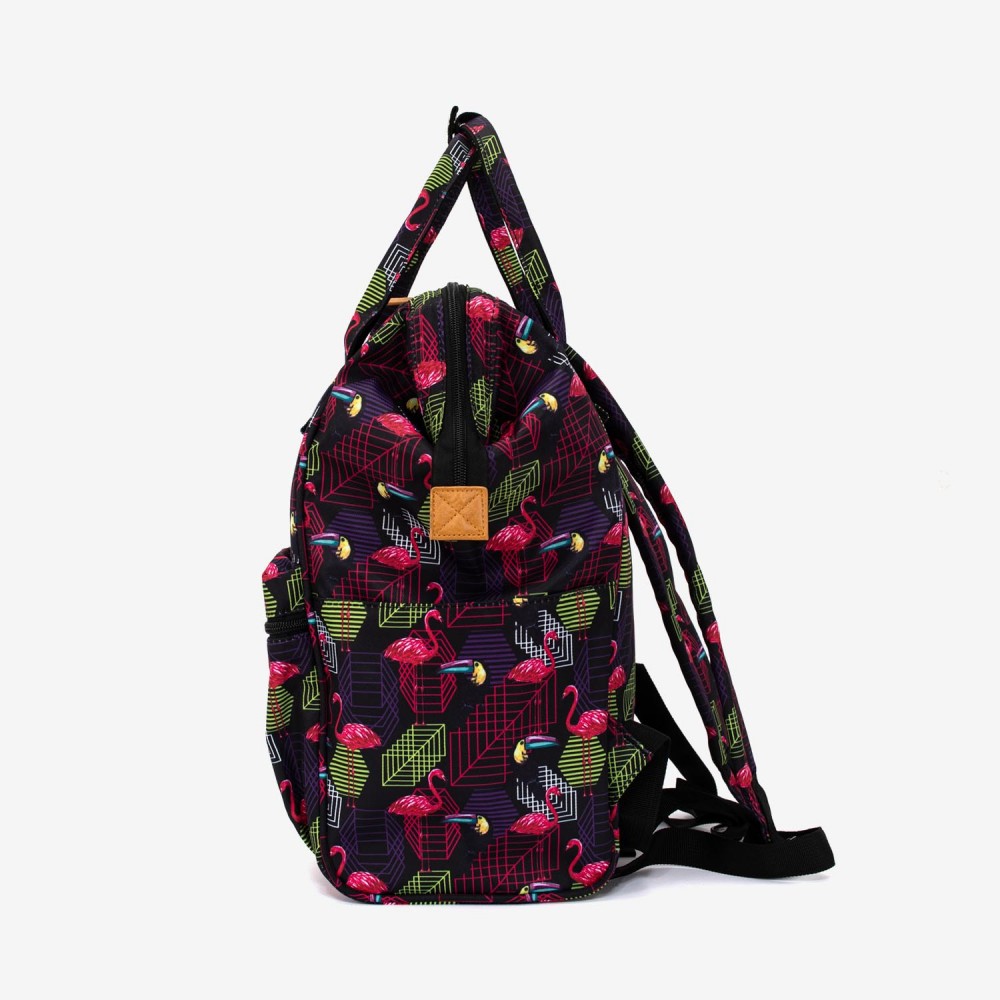 Rucsac ENZO NORI model ADVENTURE-L roz flamingo