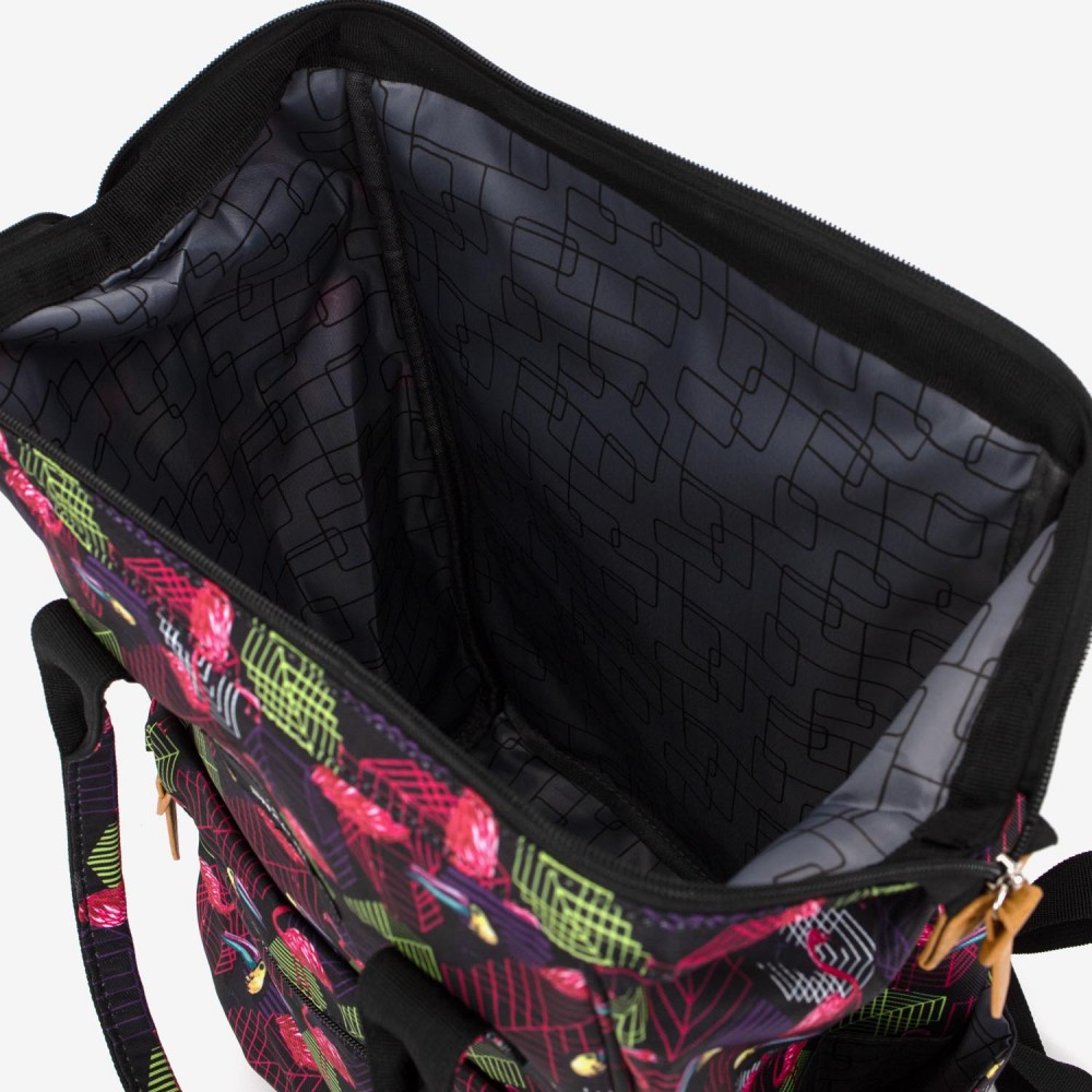 Rucsac ENZO NORI model ADVENTURE-L roz flamingo