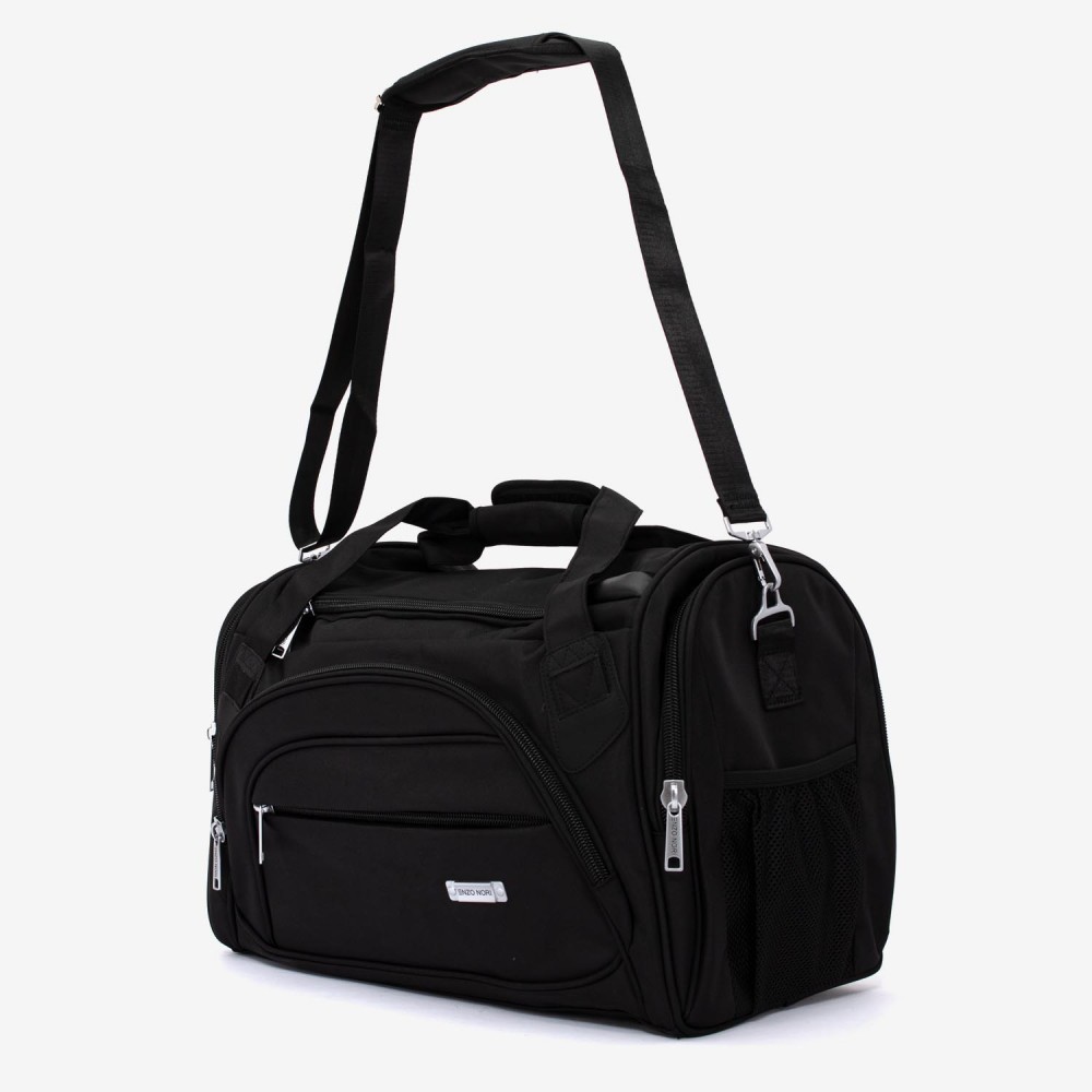 Geanta voiaj ENZO NORI EDY textil negru