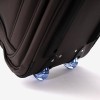 Geanta voiaj cu role ENZO NORI model CLAUDIO-S textil  gri - Imagine 5