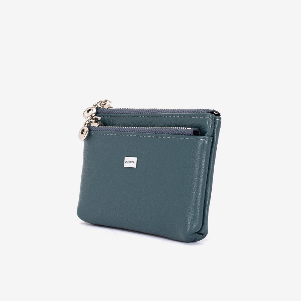 Breloc din piele ENZO NORI model FILL albastru