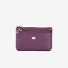 Breloc din piele ENZO NORI model FILL violet inchis