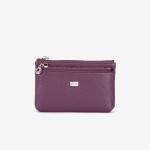 Breloc din piele ENZO NORI model FILL violet inchis Breloc din piele ENZO NORI model FILL violet inchis