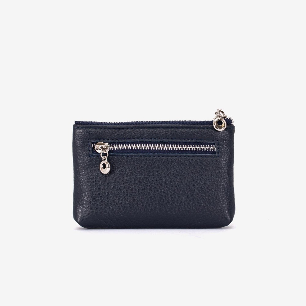 Breloc din piele ENZO NORI model FILL bleumarin