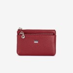 Breloc din piele ENZO NORI model FILL rosu inchis Breloc din piele ENZO NORI model FILL rosu inchis