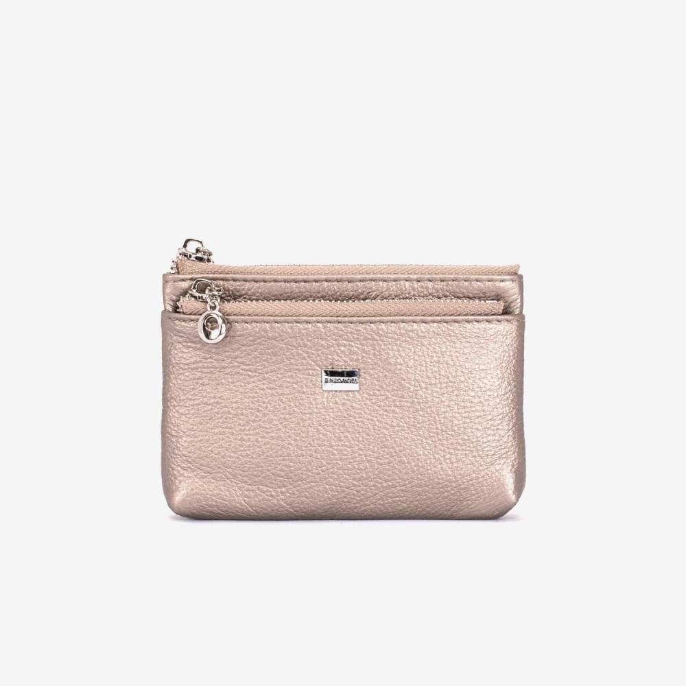 Breloc din piele ENZO NORI model FILL bronz