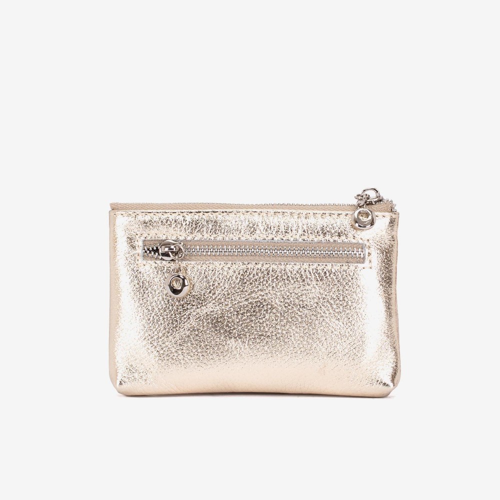 Breloc din piele ENZO NORI model FILL gold