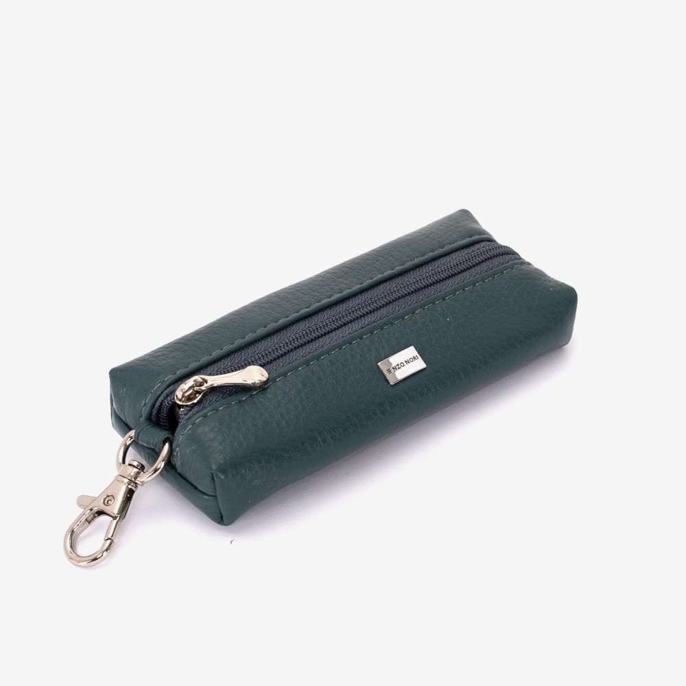 Breloc din piele ENZO NORI model MILI verde