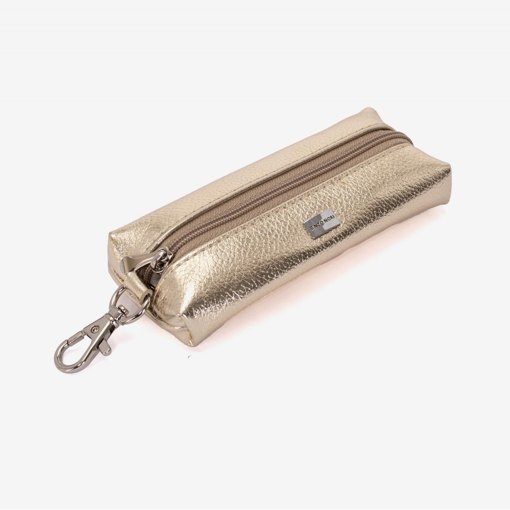 Breloc din piele ENZO NORI model MILI gold