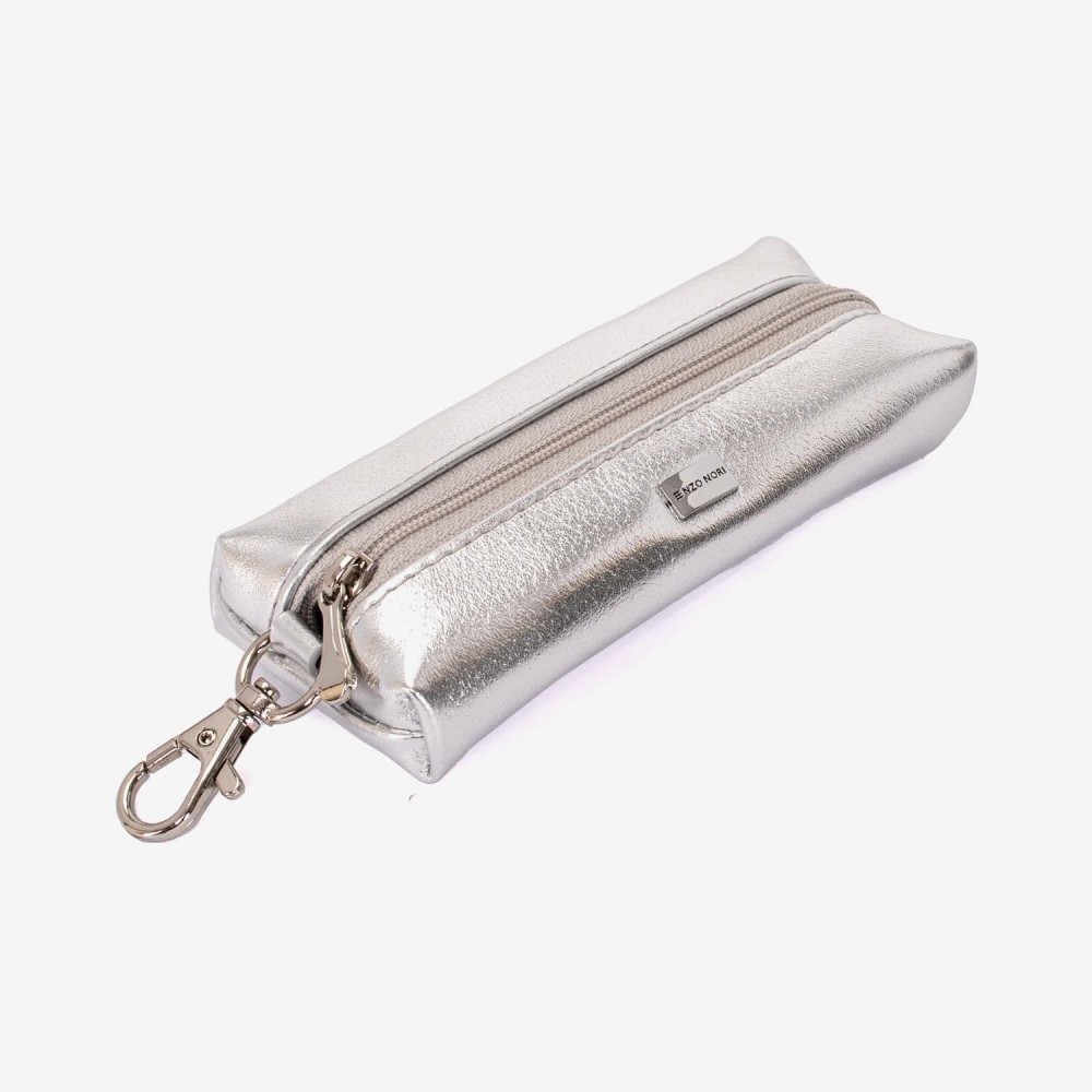 Breloc din piele ENZO NORI model MILI silver