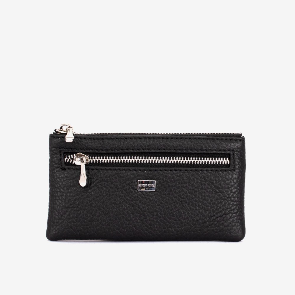 Breloc din piele ENZO NORI model FINN negru