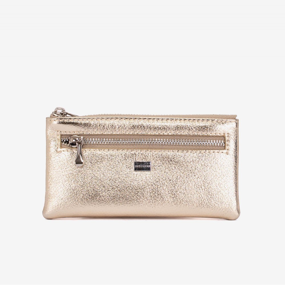 Breloc din piele ENZO NORI model FINN auriu