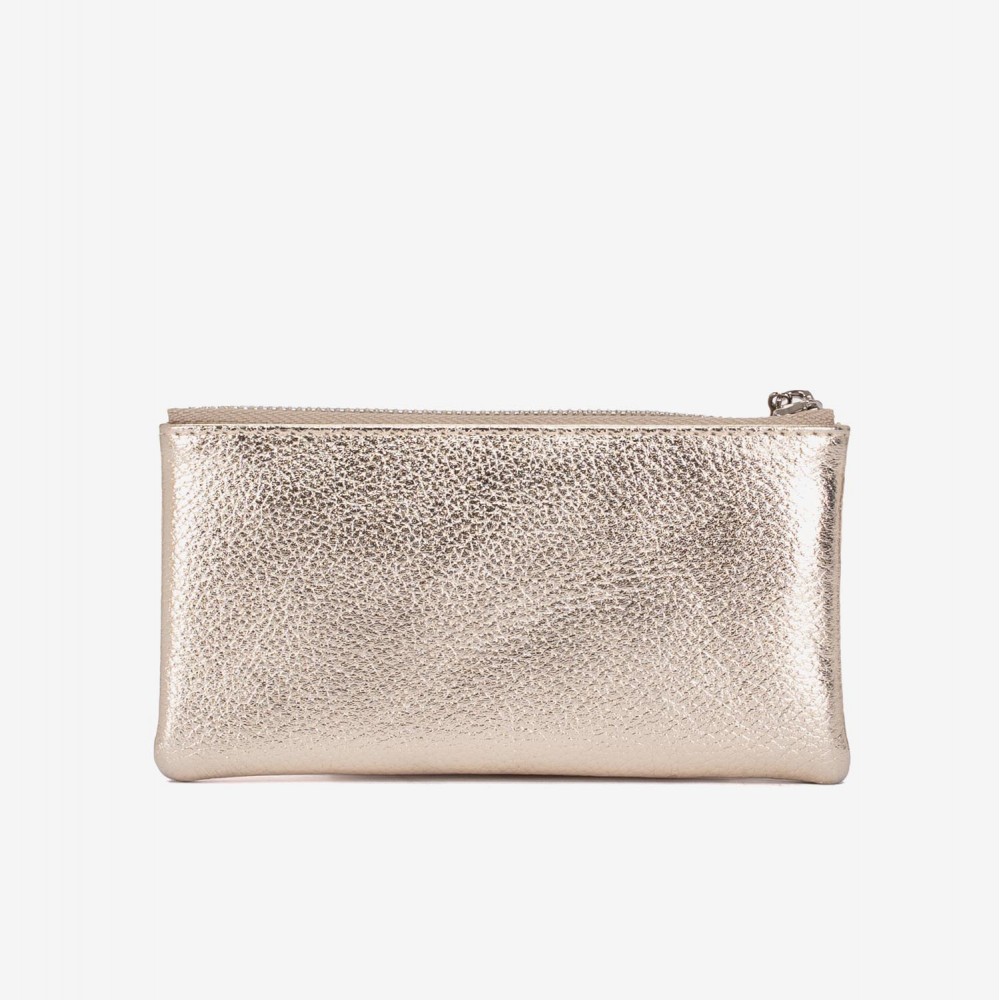 Breloc din piele ENZO NORI model FINN auriu