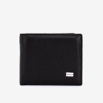 Portofel barbati ENZO NORI model MARK din piele naturala negru-rosu