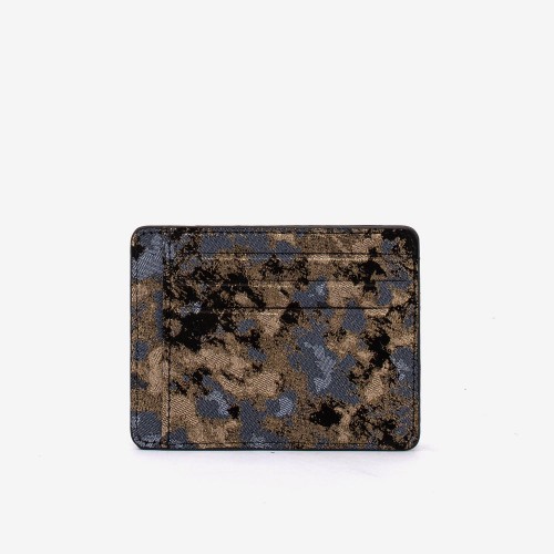 Husa documente ENZO NORI YAN piele naturala negru, gri cu gold