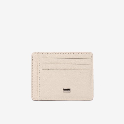 Husa documente ENZO NORI YAN piele naturala ecru 