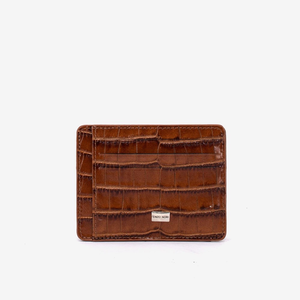 Husa documente ENZO NORI YAN piele naturala maro