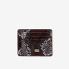 Husa documente ENZO NORI YAN piele naturala burgundy cu silver