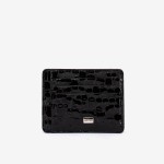 Husa documente ENZO NORI YAN piele naturala negru laser