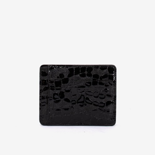 Husa documente ENZO NORI YAN piele naturala negru laser