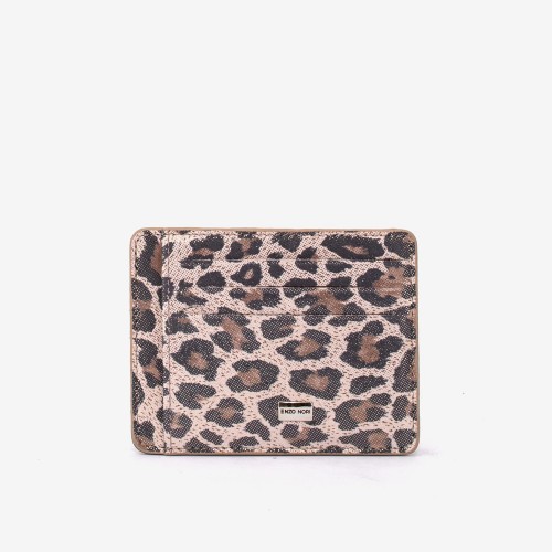 Husa documente ENZO NORI YAN piele naturala  bej cu imprimeu