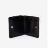 Portofel dama ENZO NORI model MOTIF din piele naturala negru - Imagine 4