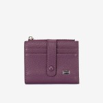 Portofel dama ENZO NORI model LIDIA din piele naturala violet