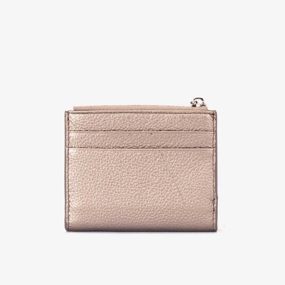 Portofel dama ENZO NORI model LIDIA din piele naturala bronz