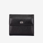 Portofel dama ENZO NORI model AMELY din piele naturală negru