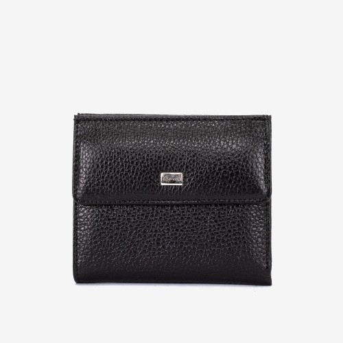 Portofel dama ENZO NORI model AMELY din piele naturală negru