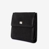Portofel dama ENZO NORI model AMELY din piele naturală negru cu sclipici - Imagine 2