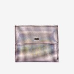 Portofel dama ENZO NORI model AMELY din piele naturală  silver-maro