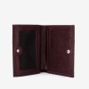 Portofel dama ENZO NORI model AMELY din piele naturală nuanță burgundy