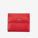 Portofel dama ENZO NORI model AMELY din piele naturală rosu