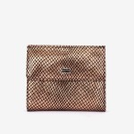 Portofel dama ENZO NORI model AMELY din piele naturală negru cu gold