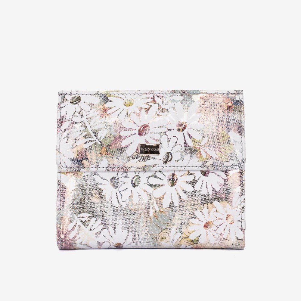 Portofel dama ENZO NORI model AMELY din piele naturală paletă de culori deschisă