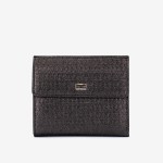 Portofel dama ENZO NORI model AMELY din piele naturală  gri metalic